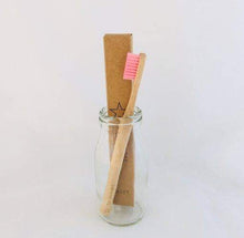 Load image into Gallery viewer, Do Gooder | Medium, natural handle – ecobrush bamboo toothbrush