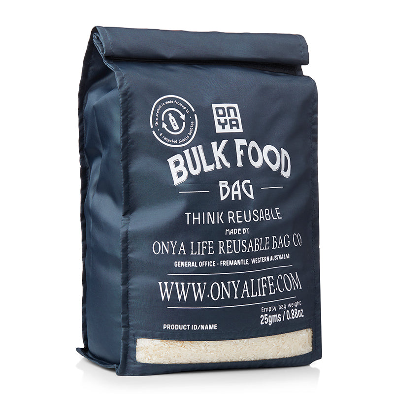 Onya Bulk Food Bag Charcoal – Everyday Eco NZ